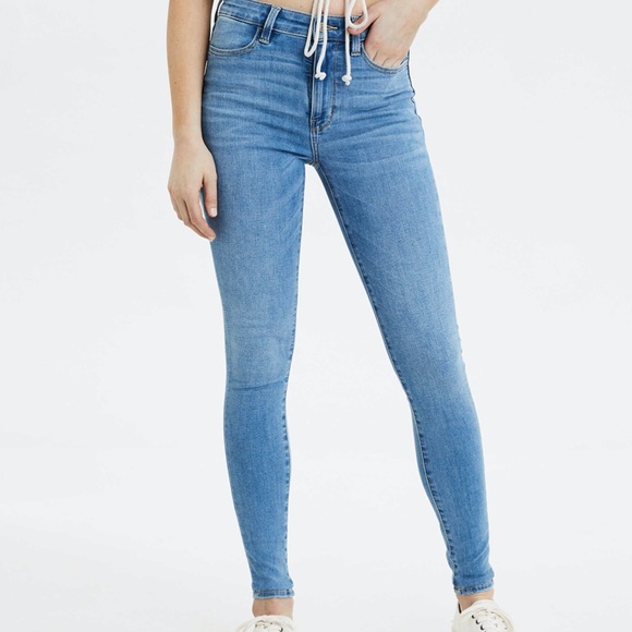 American Eagle Outfitters Denim - American Eagle Ne(x)t Level Super High-Waisted